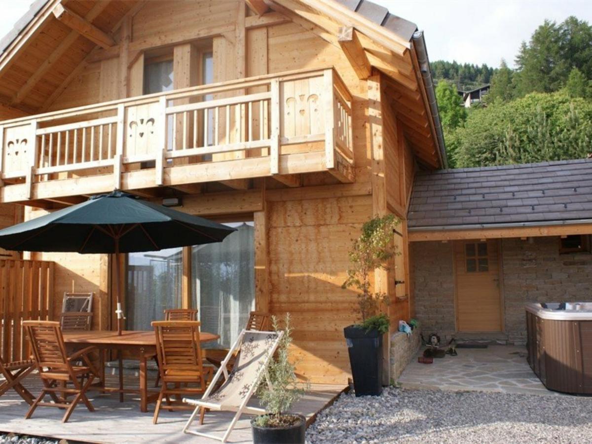 Chalet 6 Pers Avec Spa, Terrasse Plein Sud A Saint-Michel-De-Chaillol - Fr-1-393-22 Exterior photo