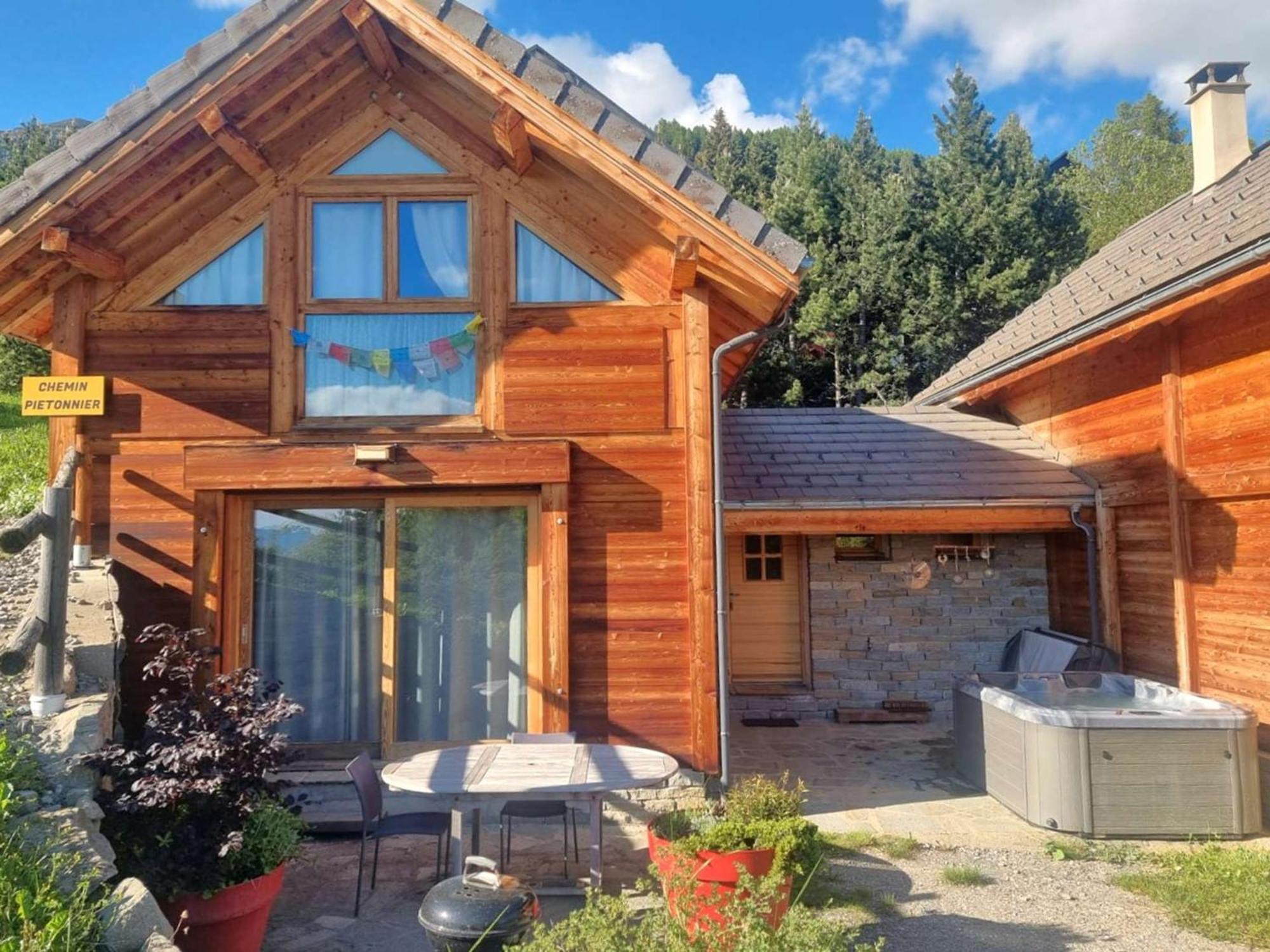 Chalet 6 Pers Avec Spa, Terrasse Plein Sud A Saint-Michel-De-Chaillol - Fr-1-393-22 Exterior photo